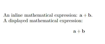 Bold Text in Math Expression