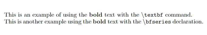 Bold Text