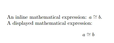 Congruent Symbol