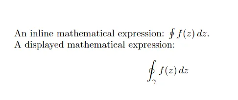 Contour Integral