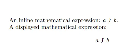 Is Not Perpendicular To Symbol